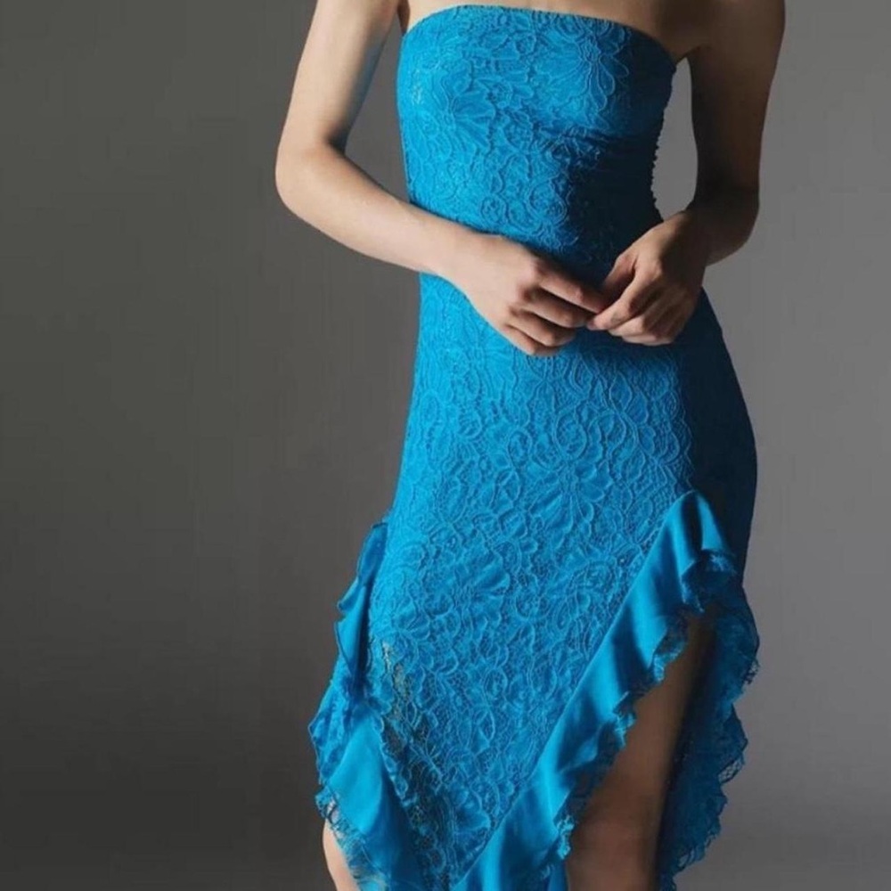 Urban Outfitters Strapless Lace Dress